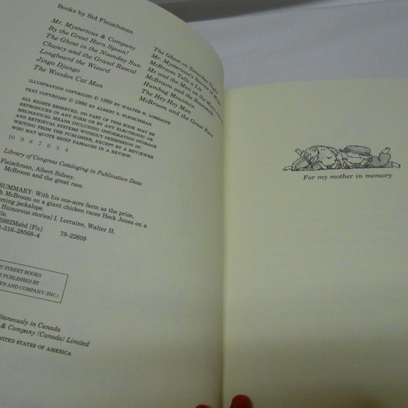π Vintage McBroom and the Great Race Chapter Book - Picture 6 of 12